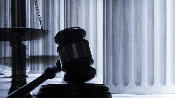 A gavel and mallet