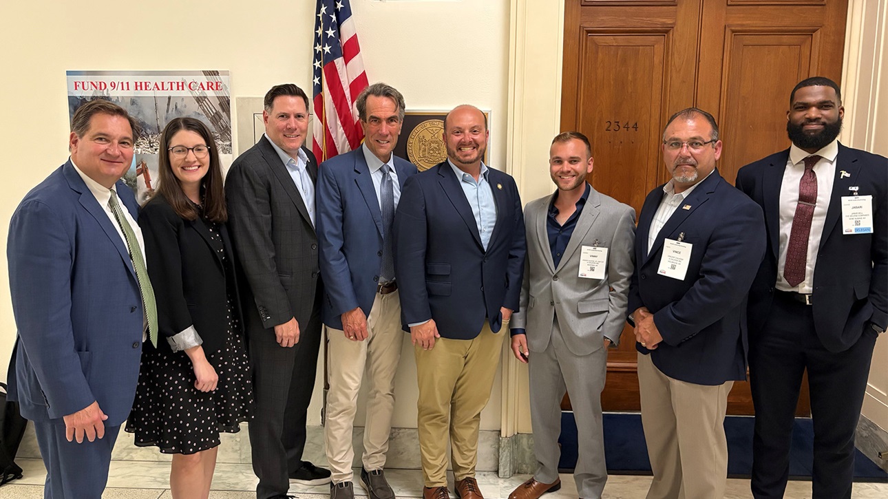 Members discussed pressing housing affordability issues with Rep. Andrew Garbarino.