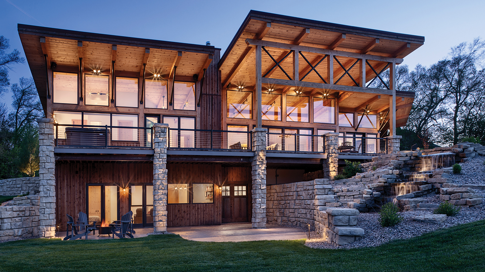 PrecisionCraft Log And Timber Homes: Perlebach Residence - NAHB