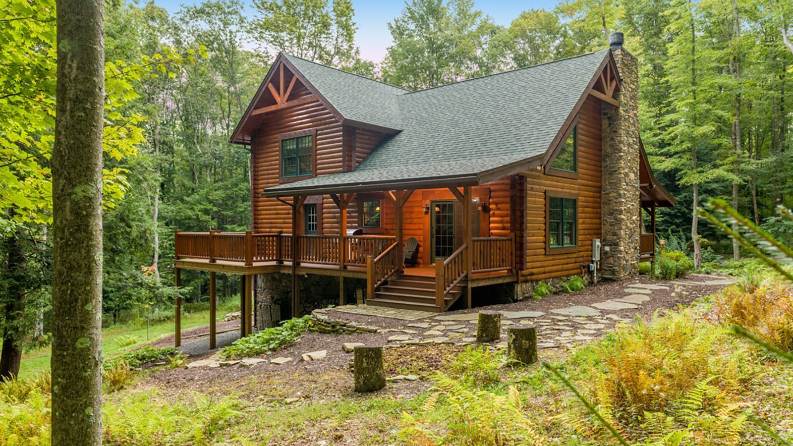 Appalachian Log Structures: Elliot Custom Oakland Home - NAHB