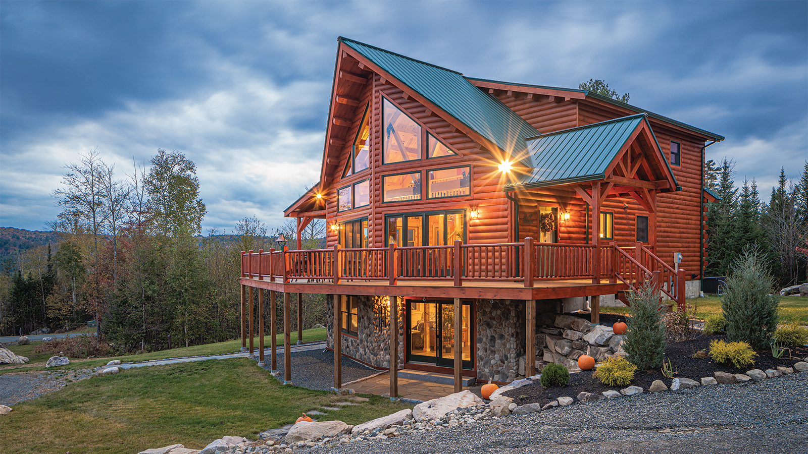 Hillside  Coventry Log Homes